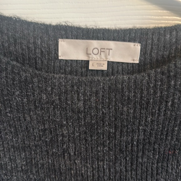 LOFT sweater - dark Gray, size L - Picture 3 of 6